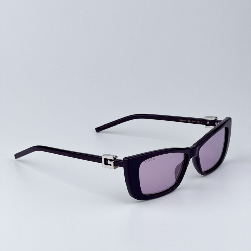 Gucci Women BRAND NEW Sunglasses Violet Mirror Cat Eye GG1681S 005 - Picture 5 of 9